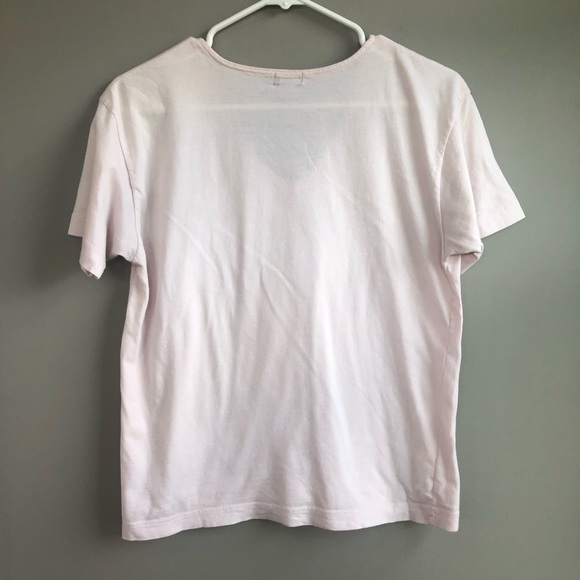 J. Crew Pink V-Neck Short Sleeve Tee Size S - Picture 2 of 3